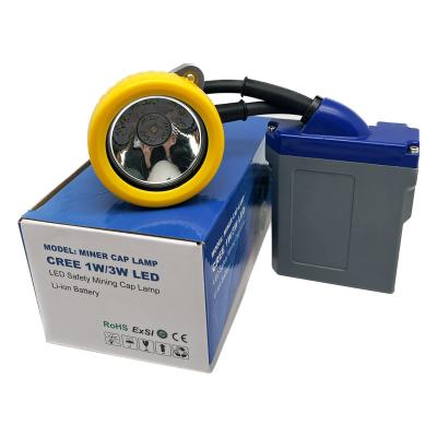 China Portable Underground Rechargeable Mining Cap Lamps 15000lux Ip68 3.7V for sale