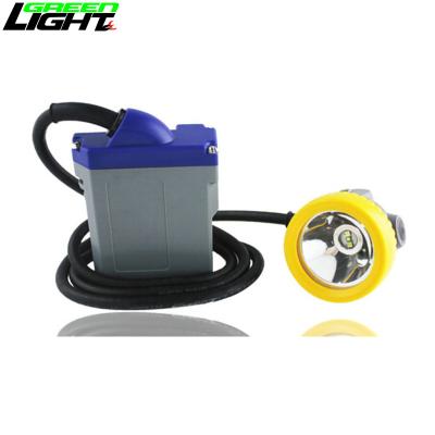 China 6.6Ah Rechargeable Miner Lamp Underground Coal Mine Helmet LED Mining Cap Lamps for sale