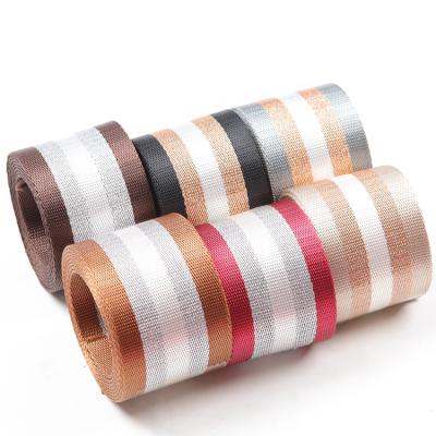 China Webbing Strap Factory Polypropylene Nylon 50mm Jacquard Webbing for Bags or Sports Tool for sale