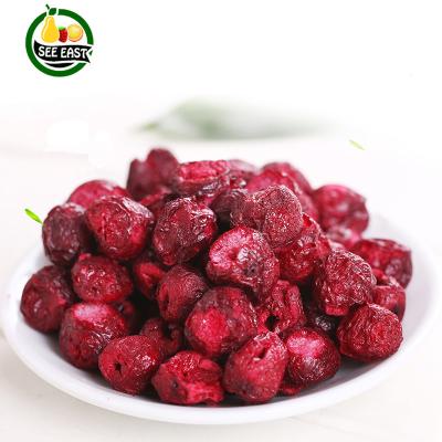 China HACCP Certified snack fruits freeze dried red sour cherry dried whole cherries for sale