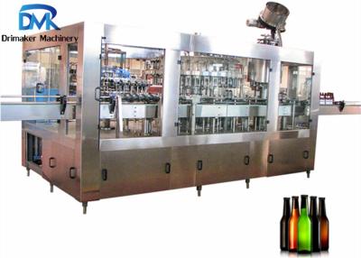 China Round Square Glass Bottle Soda Filling Machine 18 Filling Heads 3500kg Weight for sale