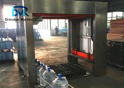 China Automatisches stapelndes gerastes Wasser Palletizer 1000 Flaschen pro Stunde abgehaltene Wasser-Maschine zu verkaufen