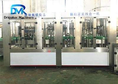 China Máquina de engarrafamento líquida 4 da eficiência elevada em 1 equipamento de empacotamento líquido à venda