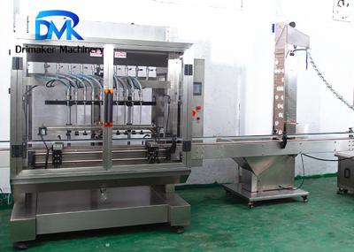 China Alcohol Liquid Bottling Machine / Stainless Steel  Liquid Filling System for sale