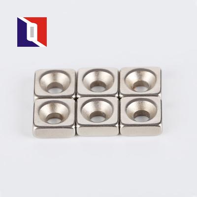 China Durable Supplies Wholesale Ndfeb Milled Block Square Neodymium Magnet for sale