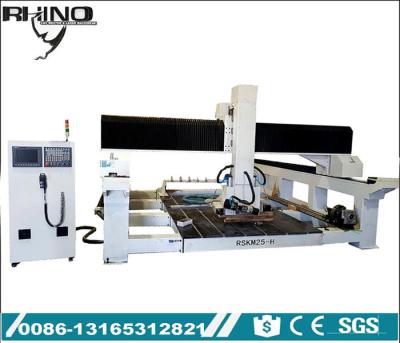 China Mold Making 4 Axis ATC CNC Router Machine With Left Right Tilting Spindle 90 Degree for sale