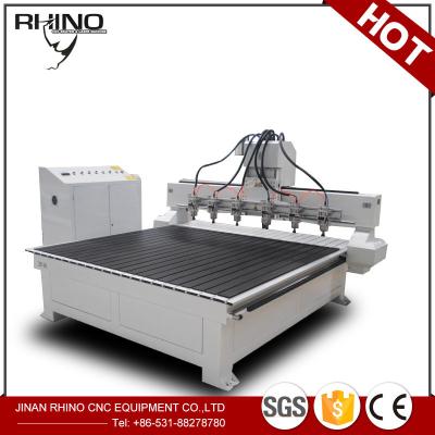 China Multi Spindles 1325 CNC Router Machine For Solid Wood / Acrylic Engraving for sale