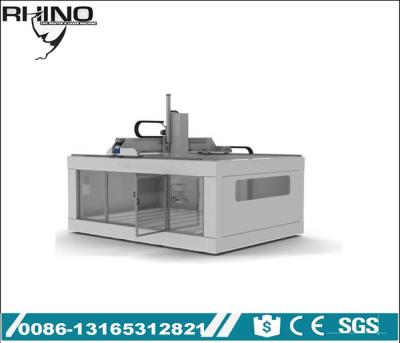 China Full Cover 5 Axis CNC Wood Milling Machine , 3D Mould Multi Axis CNC Router for sale