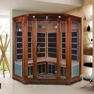 China 3 - 5 Person Ceramic Heater 2300W Infrared Dry Sauna Room For Home Te koop