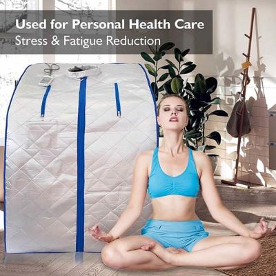 China 1 People Indoor Spa Use Infrared Portable Sauna With Foldable Chair à venda
