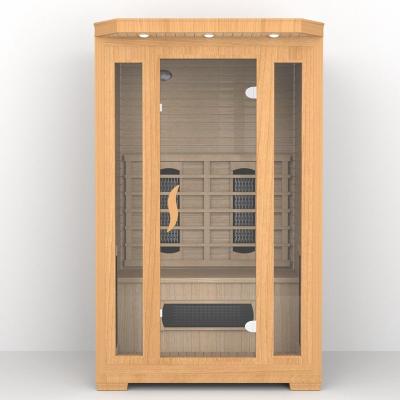 Chine les appareils de chauffage en céramique d'intérieur de la cigûe 1750W sèchent le sauna infrarouge lointain de personne de la pièce 2 de sauna à vendre