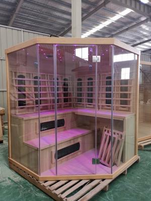 China 4 Person Infrared Sauna And Steam Combined Room Indoor for sale
