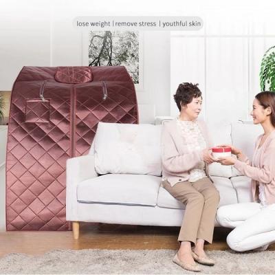 China Indoor Therapy Easy Setup Portable Far Infrared Foldable Sauna 1 Person Size à venda