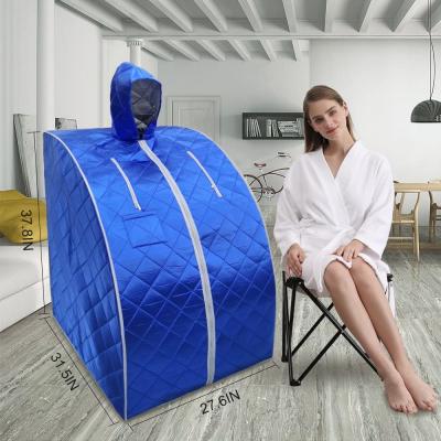 China Detox Relaxation Personal Far Infrared Portable Sauna With Foot Roller for sale