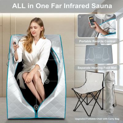 China Full Body Healthy Care Body Slimming Portable Infrared Sauna One Person for sale