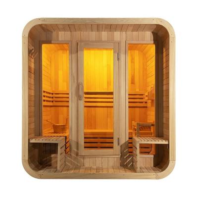 China Wooden Outside Stove Heater Square Outdoor Garden Sauna Home Commerical for sale