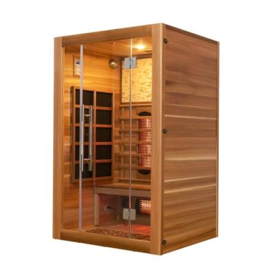 China Luxury Home Carbon Infrared Sauna 2 Person Infrared Sauna Room For Losing Weight à venda