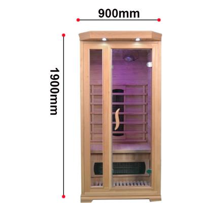 China Ceramic Heater Hemlock Home Sauna Room Wood Color Computer Control Panel en venta