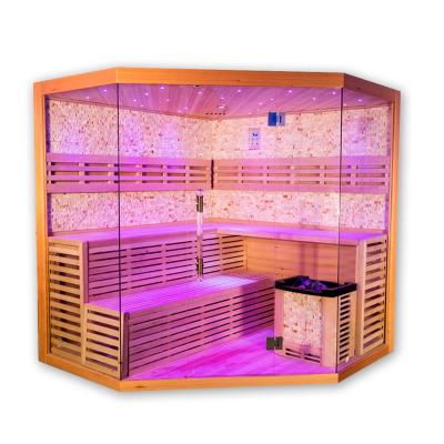 중국 Hemlock Steam Sauna With Ozone Generator 1800L*1800W*2100H Mm 판매용