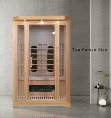 China 110 - 240V Home Sauna Room With 8mm Tempered Glass Computer Control Panel en venta