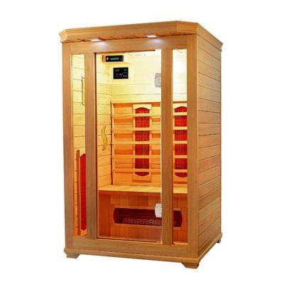 China 2 Person Rectangular Home Sauna Room 1750W Power 20' / 40' HQ26 / 54PCS Packing à venda