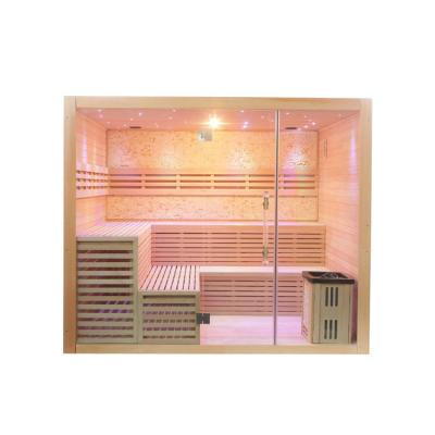 Cina Traditional Steam Sauna Room With Touch Screen Control Panel And Ozone Generator in vendita