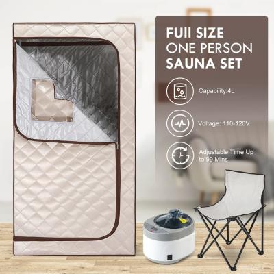 China Waterproof Cloth Portable Steam Sauna Personal Spa Portable Sauna Box For Home à venda