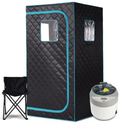 China Full Size Portable Steam Sauna Tent 4L 1500W For Home Spa Relaxation for sale