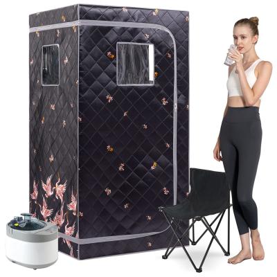China 1500W Full Body Home Portable Steam Sauna Tent For Detox Therapy for sale