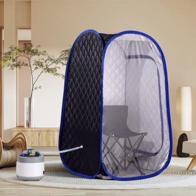 China Full Size Foldable Portable Steam Sauna 1 Person Portable Sauna Tent for sale