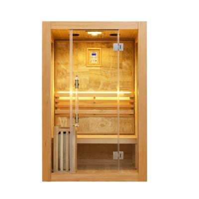 China 2 Person Red Cedar Steam Sauna Room Indoor Sauna House 6000w for sale