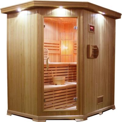 China Odm FSC 4-6 Person Red Cedar Steam Sauna Room For Home for sale