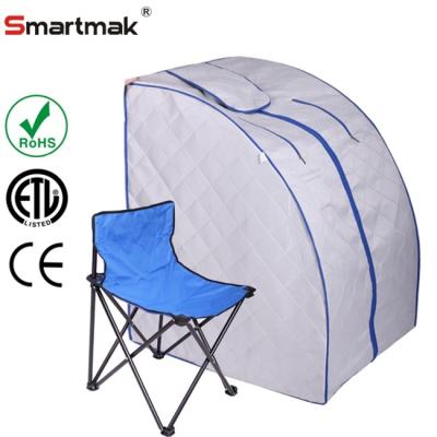 China Silver Infrared Low Emf Portable Carbon Panel Heater Sauna One Person Sauna Tent for sale