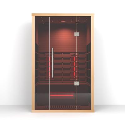 China OEM Indoor Ozone 2 Person Infrared Sauna For Body Slimming for sale