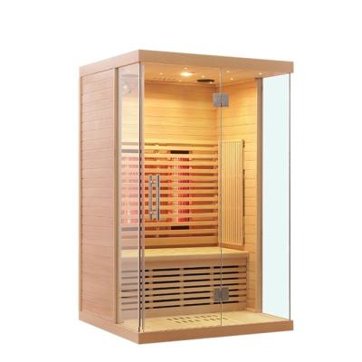 China Physiotherapy Health Small 2 Person Infrared Sauna For Home Sweating for sale