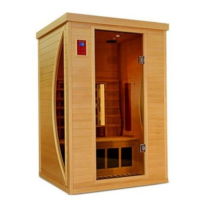 China 1750W Lose Weight Radiant Heat Saunas Canadian Hemlock Sauna for sale