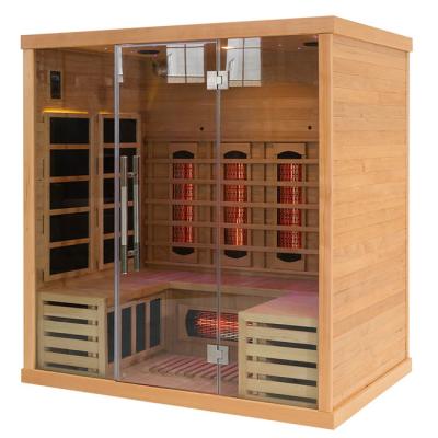 China Smartmak Far Infrared Indoor Cedar Sauna 2 Person for sale