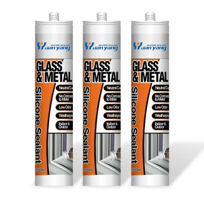 China 300ml OEM Rtv Silicone Sealant Adhesive For Windows And Doors Construction Black for sale