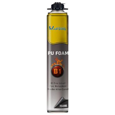 China Polyurethane Expansion Pu Foam Spray Fire Resistance 750ML Glass Silicone Sealant for sale