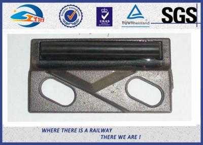 China Plain Steel Two-hole Rail Clips , A100 / 120 Crane Rail Clamp Customized 9220 Clip for sale