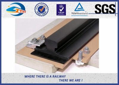 China Injection Moulding Rail HDPE / Rubber Track Pads for Customizable Railway Basement for sale
