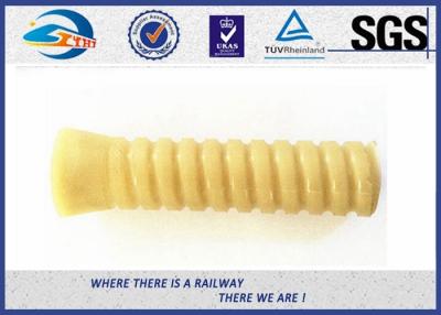 China SDU25 Model PA66 Plastic Dowel Plastic And Rubber Part For DHS35 Screw Spike for sale