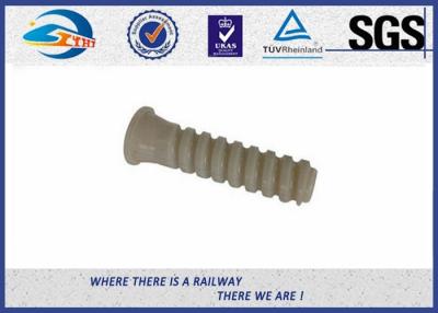 China SDU35 HDPE Dowel Plastic And Rubber Part Used In W14 Rail Fastening System for sale