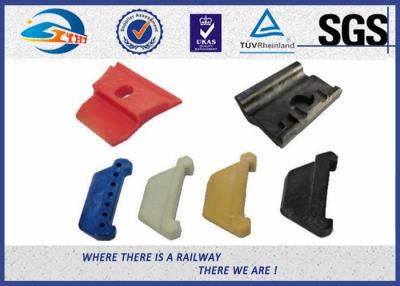 China Reinforced Virgin Material Nylon PA 66 Rail Guide Plate Rail Fastening Parts for sale