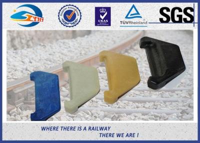 China PA66 Rail Nylon Insulator Rail Guide Plates For E-Type / SKL Series / Nabla Fastening System for sale