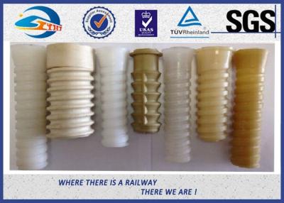 China W14 Fastening Casing Plastic Dowel For Railway , Screw Anchor Dowel for sale