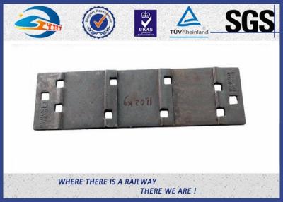 China QT500-7 Steel Rail Base Plate , Metal Tie Plate For UIC DIN Standard Railway for sale