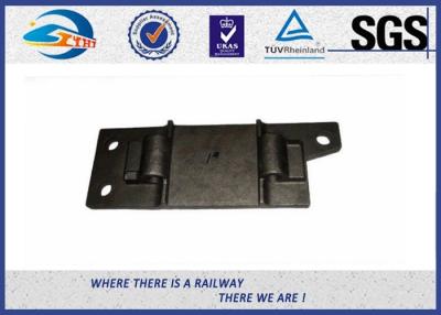 China Cast Iron Base Plate QT400-15 Plain Railway Tie Plate Fastener Components for sale