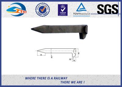 China Low Carbon Steel Railroad Track Spikes / Dog Spike With Arema Standard for sale