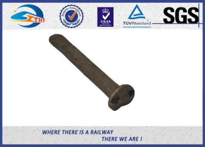 China Offset Head Metal Fence Railroad Track Spikes / Rail Screw Spikes for sale
